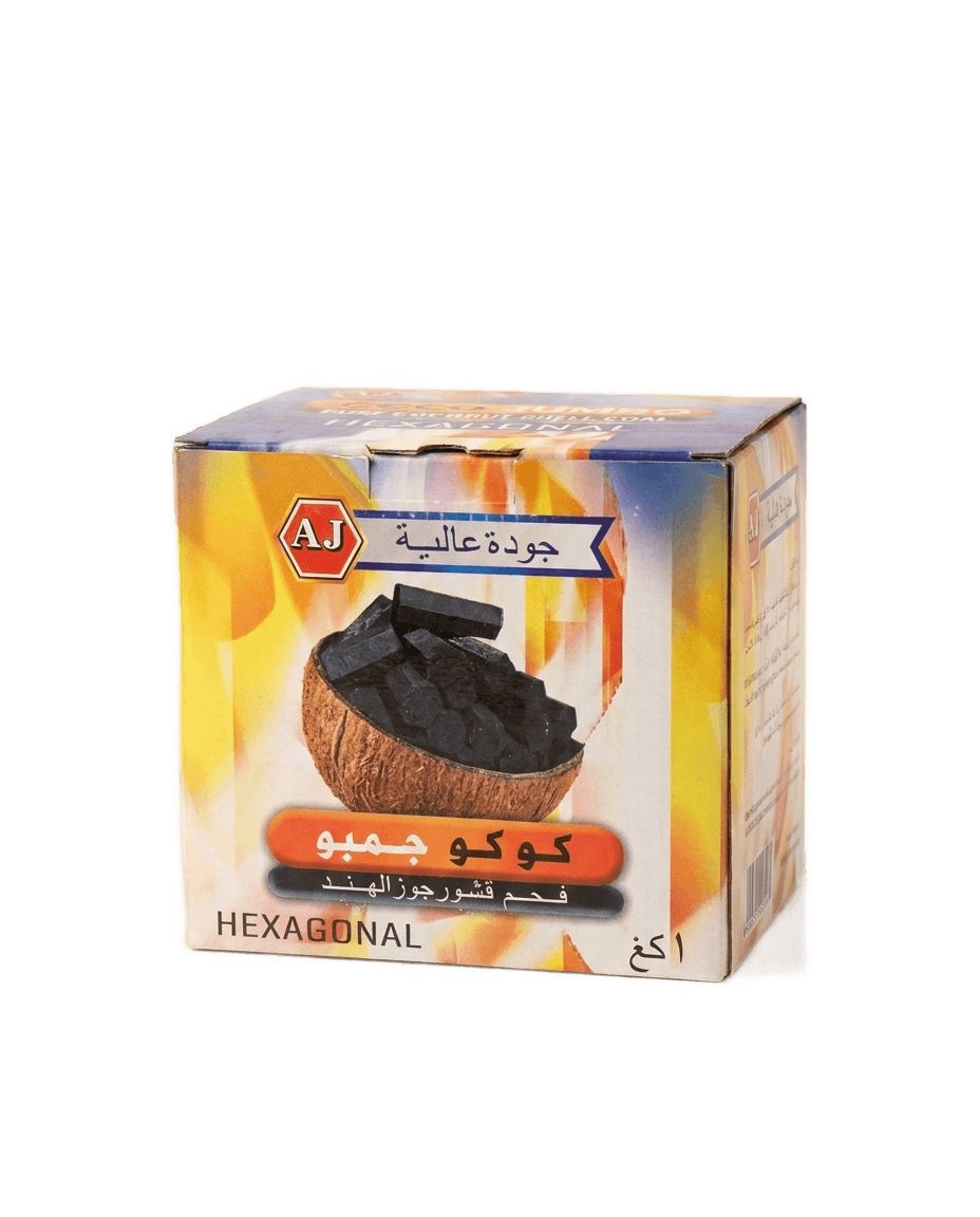 Coco Jumbo Hexagonal Shisha Charcoal