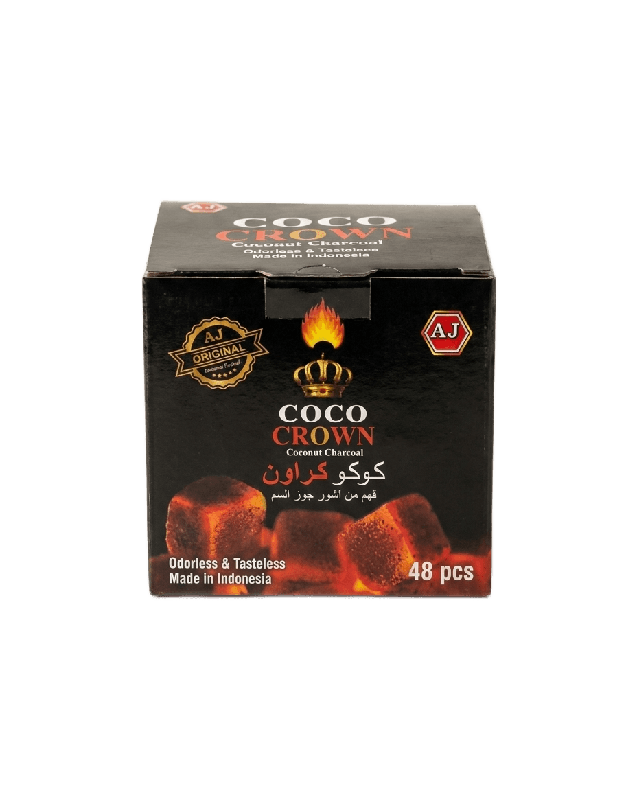 CocoCrown 500 grams 48 Charcoal for Shisha 22mm