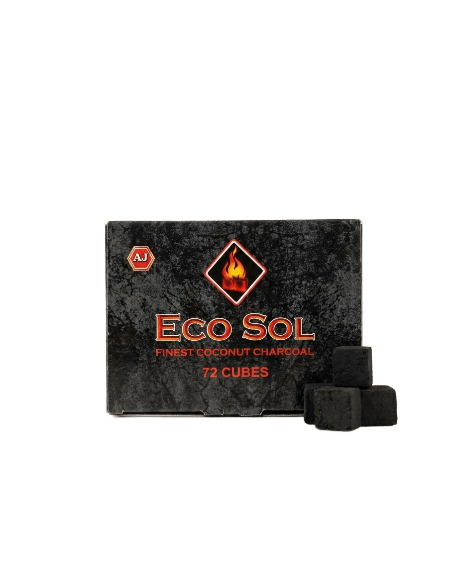 Eco Sol Red 72 Shisha Charcoal 25mm